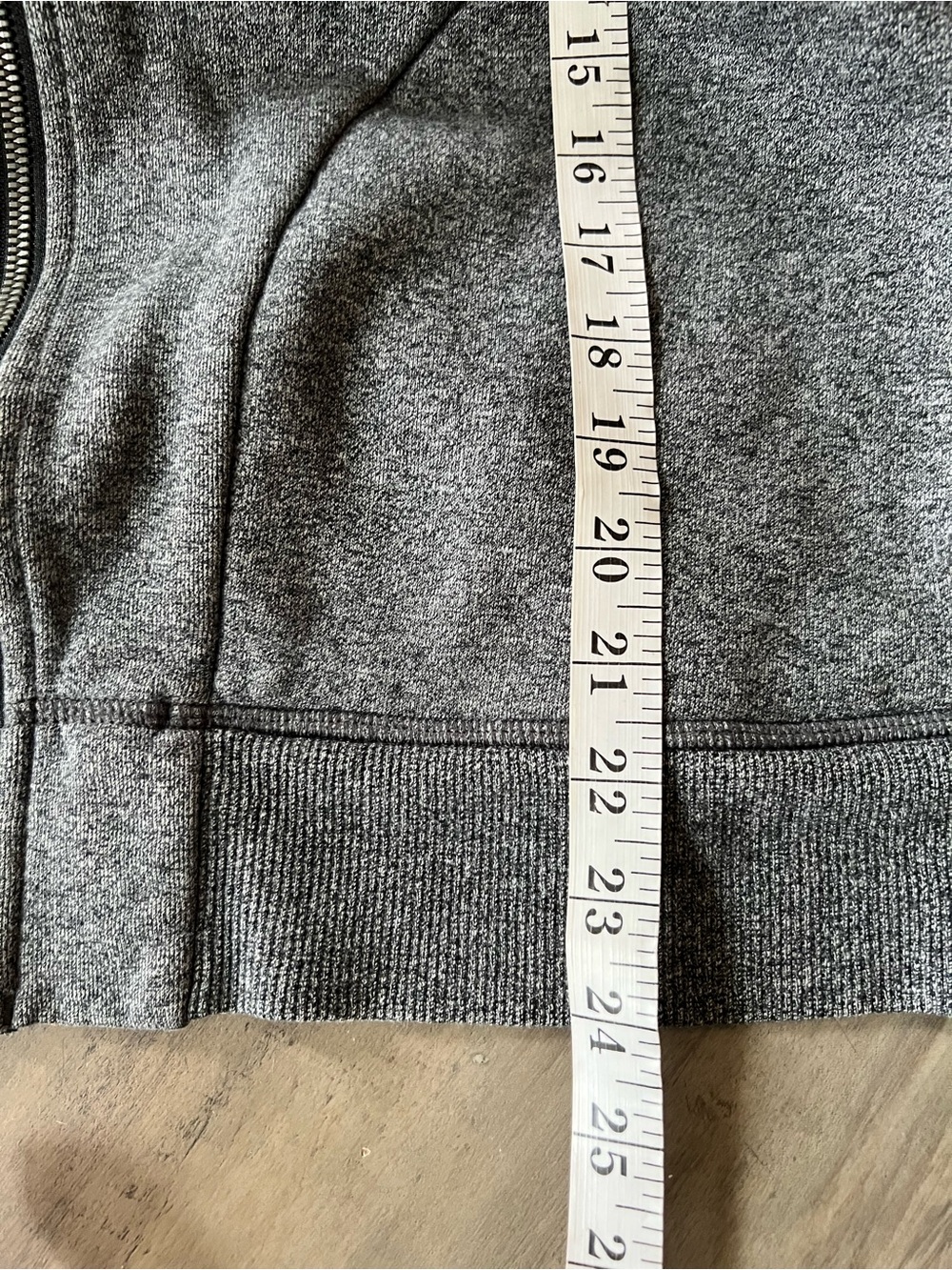 Lululemon Hug It Out Jacket Heathered Speckled Black Size 12 Women’s Grey - Picture 15 of 16